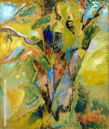 Landscape Tree circa 1916 By Alfred Henry Maurer