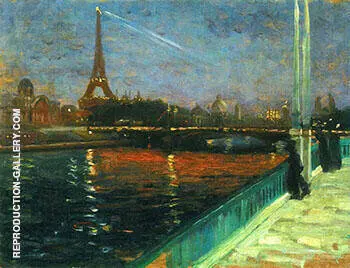 Paris Nocturne By Alfred Henry Maurer