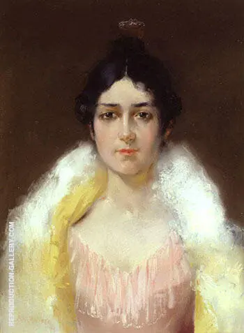 Portrait 1894 By Alfred Henry Maurer