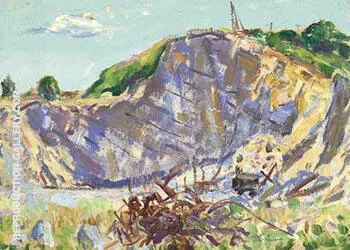 Quarry Shadybrook By Alfred Henry Maurer