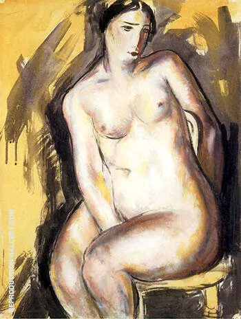 Seated Figure 1927 By Alfred Henry Maurer