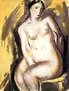 Seated Figure 1927 By Alfred Henry Maurer