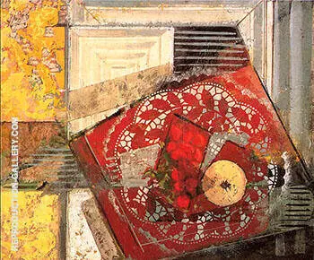 Still Life with Doily 1930 By Alfred Henry Maurer