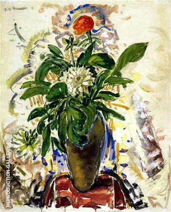 Still Life with Orange Carnation c1926 By Alfred Henry Maurer