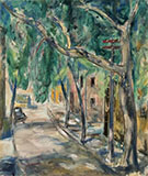 Tree Lined Street in Summer By Alfred Henry Maurer