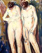 Two Figures c1927 By Alfred Henry Maurer