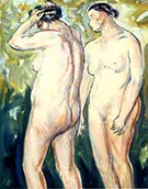 Two Figures c1927 1 By Alfred Henry Maurer