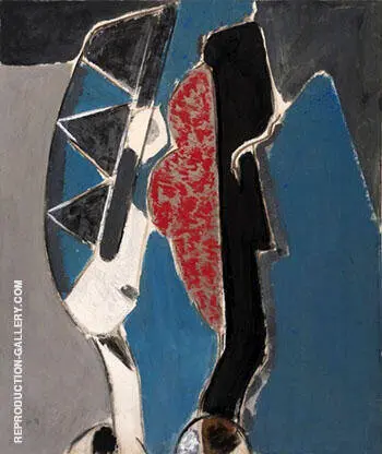 Two Head c1931 By Alfred Henry Maurer