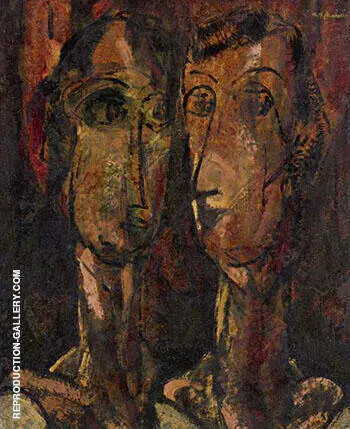 Two Heads By Alfred Henry Maurer