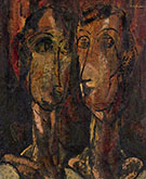 Two Heads By Alfred Henry Maurer
