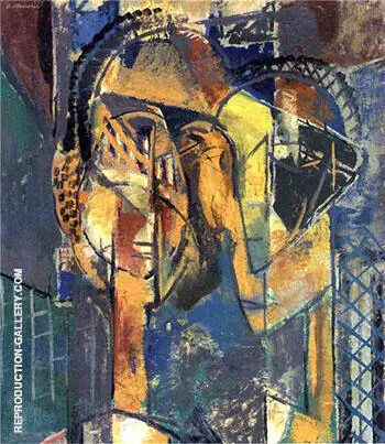 Two Heads 1929 By Alfred Henry Maurer