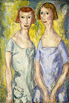 Two Sisters 2 By Alfred Henry Maurer