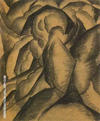 Drawing Sunrise II 1913 By Arthur Dove