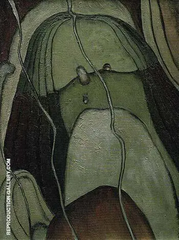 River Bottom Silver Ochre Carmine Green 1920 By Arthur Dove