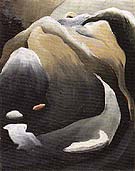 Waterfall 1925 By Arthur Dove