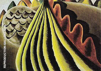 Fields of Grain as Seen from Train 1931 By Arthur Dove