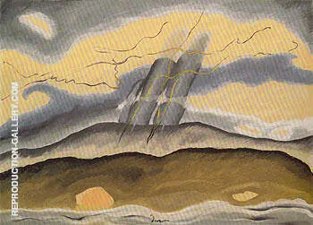 Sun Drawing Water 1933 By Arthur Dove