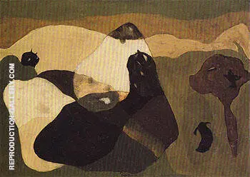 Cows in Pasture 1935 By Arthur Dove