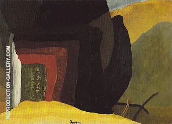 Holbrooks Bridge to Northwest 1938 By Arthur Dove