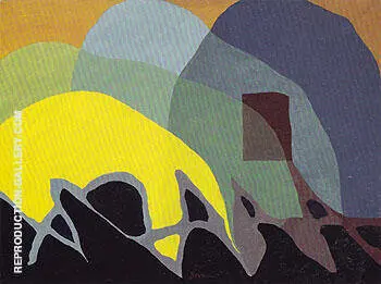Dancing Willows 1943 By Arthur Dove