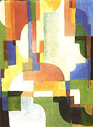 Coloured Forms I 1913 By August Macke