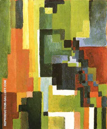 Coloured Forms II 1913 By August Macke