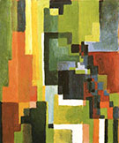 Coloured Forms II 1913 By August Macke