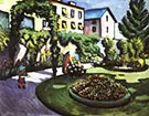 Garden Picture By August Macke