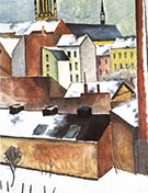 St.Marys in the Snow 1911 By August Macke