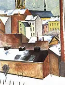 St.Marys in the Snow 1911 By August Macke