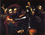 The Betrayal of Christ (Taking of Christ) 1602-3 By Caravaggio