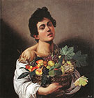 Boy with Basket of Fruit 1593 By Caravaggio