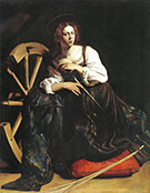 Saint Catherine of Alexandria 1598 By Caravaggio