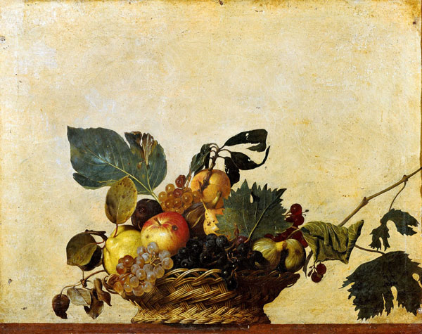 Basket of Fruit c1599 by Caravaggio | Oil Painting Reproduction