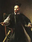 Portrait of Maffeo Barberini 1598 By Caravaggio