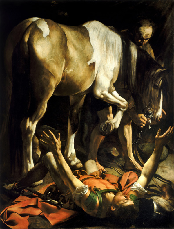 Conversion on the Way to Damscus by Caravaggio | Oil Painting Reproduction