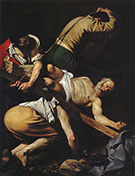 The Crucifixion of Saint Peter 1601 By Caravaggio