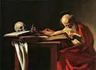 Saint Jerome Writing c1606 By Caravaggio
