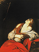 Saint Mary Magdalene in Ecstasy 1606 By Caravaggio