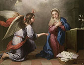 The Annunciation of the Lord By Bartolome Esteban Murillo