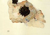 Umarmung 1912 By Egon Schiele