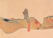 Totes Madchen 1910 By Egon Schiele