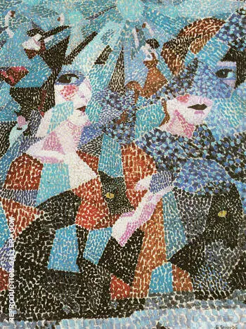 La Danseuse Obsedante The Haunting Dancer 1911 By Gino Severini