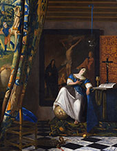 Allegory of Faith c1671 By Johannes Vermeer