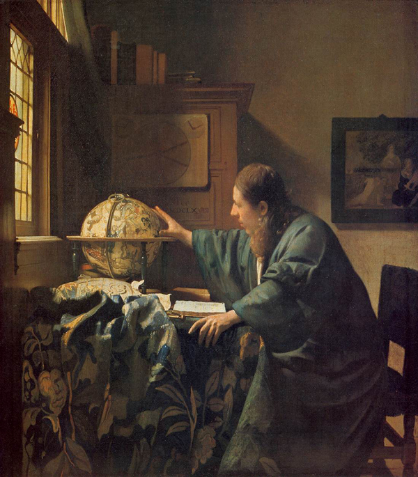 The Astronomer 1668 by Johannes Vermeer | Oil Painting Reproduction