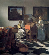 The Concert c1665 By Johannes Vermeer