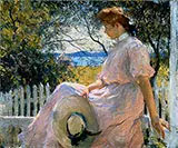 Eleanor 1907 By Frank Weston Benson