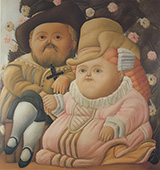 Rubens and his Wife 1965 By Fernando Botero