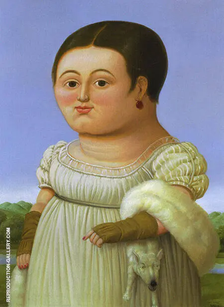 Mademoiselle Riviere 2001 By Fernando Botero