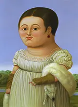 Mademoiselle Riviere 2001 By Fernando Botero